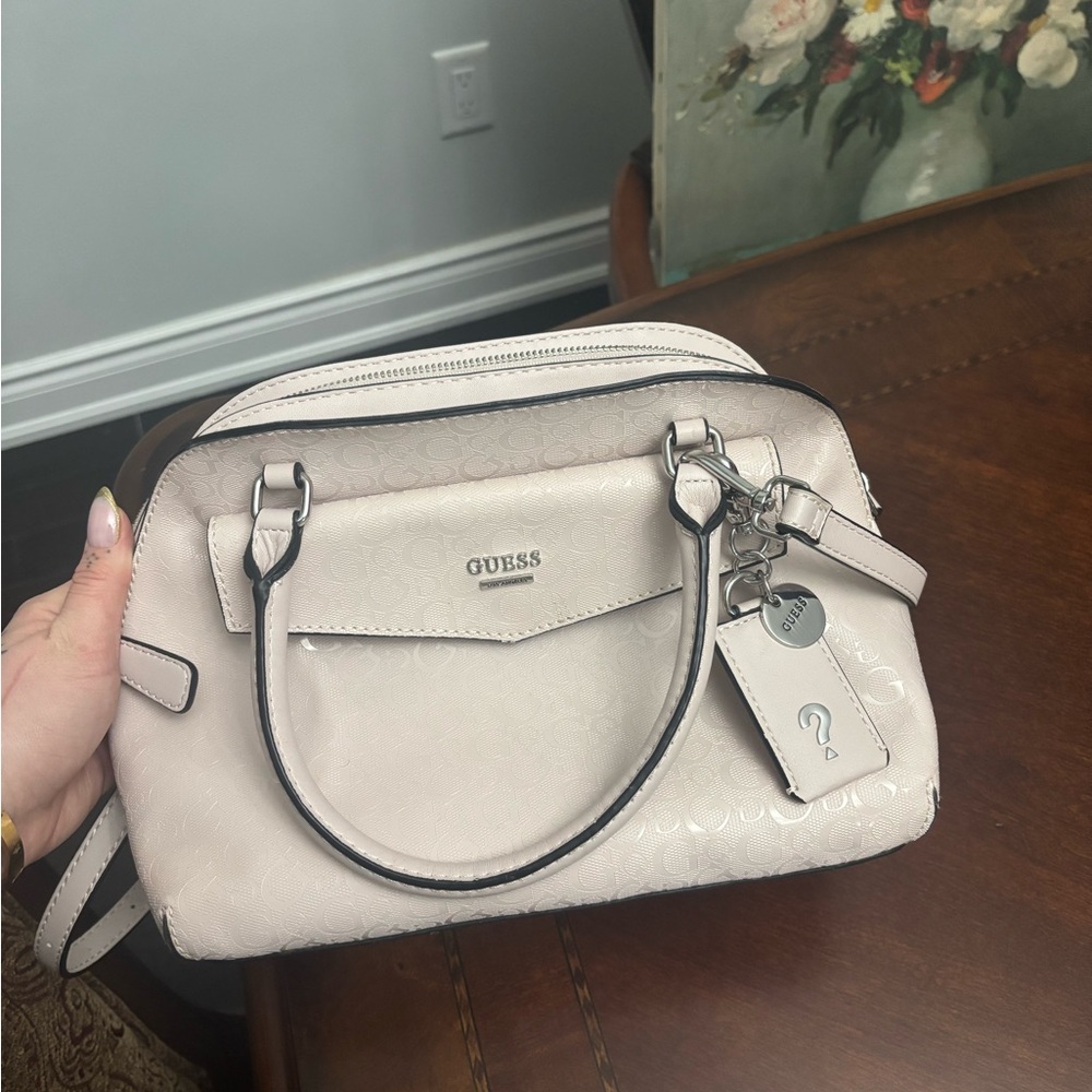 GUESS Light Pink Satchel Bag